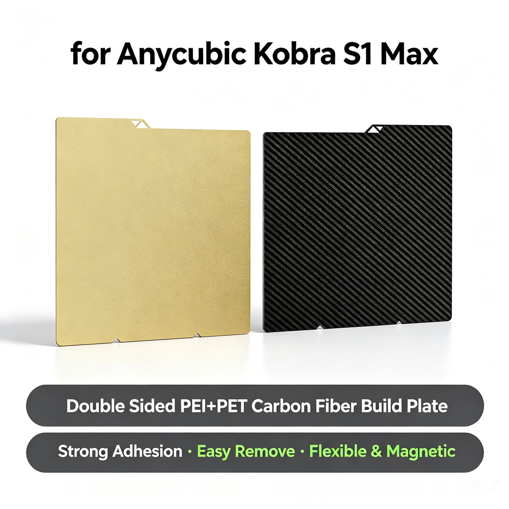 Crepe Pan Carbon - Für Anycubic Kobra S1 Max Bauplatten-Upgrade:
