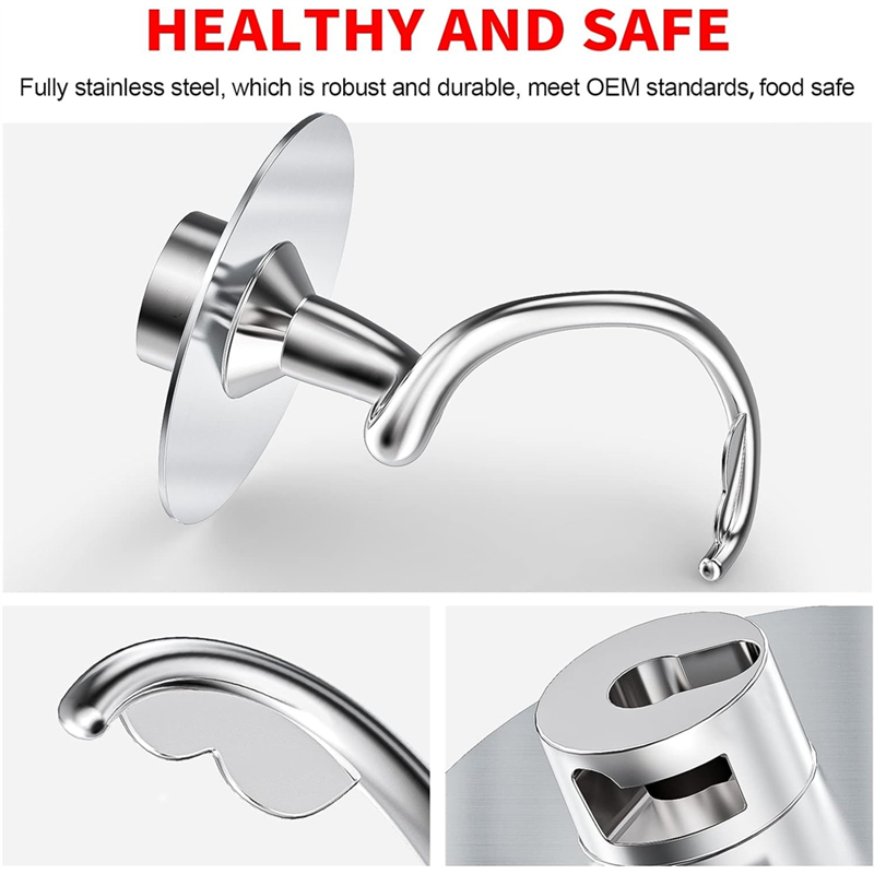 Edelstahl-Spiral-Knethaken für – Kitchenaid Mixer Hand Mixer Bewertung und Preis