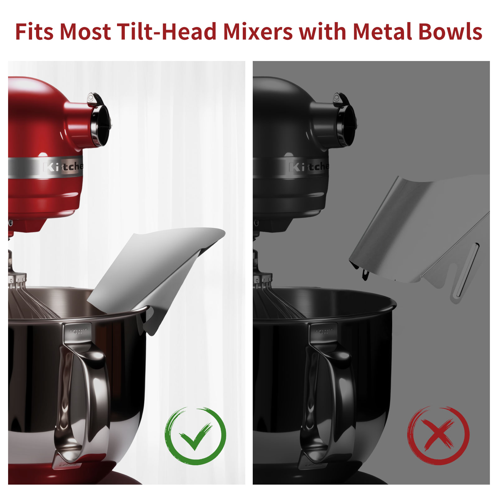 1 Stück Edelstahl-Kippschutz f – Kitchenaid Mixer Hand Mixer Bewertung und Preis